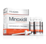 Minoxidil Foligain 5%, 3 Luni Aplicare, Tratament pentru caderea parului si cresterea barbii
