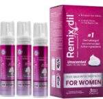 Spuma Pentru Cresterea Parului la Femei, Remixidil, Minoxidil 5%, Blocant DHT si Biotina, 3 Luni Aplicare