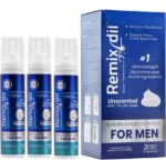 Spuma Pentru Cresterea Parului la Barbati, Remixidil, Minoxidil 5%, Blocant DHT si Biotina, 3 Luni Aplicare