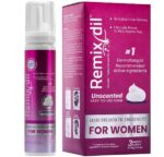 Remixidil Spuma pentru Cresterea Parului la Femei, Minoxidil 5%, Blocant DHT si Biotina, 1 Luna Aplicare