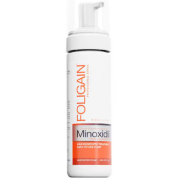 Spuma,Minoxidil Foligain 5%, 1 Luna Aplicare, Tratament pentru caderea parului si cresterea barbii