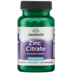 Zinc Citrate, 30mg, Swanson, 60 capsule, 2 Luni Administrare, Tratament pentru caderea parului si cresterea barbii