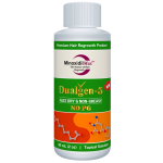 Minoxidil Dualgen 5% Absorbtie Rapida, fara PG, 1 Luna Aplicare, Tratament pentru caderea parului si cresterea barbii