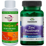 Minoxidil Dualgen 5% cu Absorbtie Rapida si Zinc Picolinate, Tratament Avansat pentru Barba si Scalp, 60 Capsule