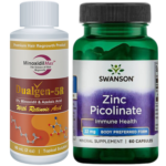 Dualgen 5-R Minoxidil 5%, Viteza Medie de Absorbtie, Eficienta Dubla, 2 Luni Aplicare, Zinc Picolinate, 22mg, Swanson, 60 Capsule