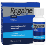 Minoxidil Regaine 5%, 1 Luna Aplicare, Tratament pentru caderea parului si cresterea barbii, 60 ml