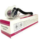 Dermaroller Cu Capac Protector, 540 Ace din Otel Inoxidabil, 3 Luni Utilizare, Tratament pentru caderea parului si cresterea barbii