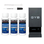 Minoxidil Kirkland 5%, 3 Luni Aplicare, Tratament pentru caderea parului si cresterea barbii, Cutie Depozitare GYB