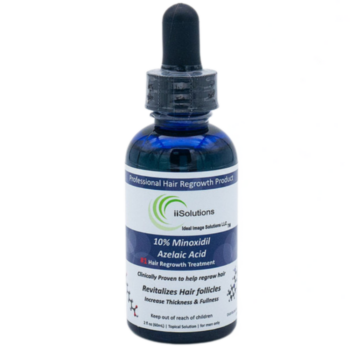 Minoxidil iiSolutions 10%, 1 Luna Aplicare, Tratament pentru caderea parului si cresterea barbii