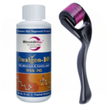 Set Minoxidil Dualgen 10% + Dermaroller ,Tratament Complet pentru Barbă și Scalp