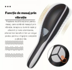 Perie Electrica Multifunctionala 3 in 1 pentru Masaj,Terapie cu Lumina Albastra si Rosie Pentru Stimularea Crestesterii Parului - imagine 5