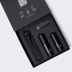 Set Complet Pentru Cresterea Barbii cu Biotina, Arginina si Turmeric, Copenhagen Grooming, Ser barba, Dermaroller, Dezinfectant Dermaroller, pieptene barba - imagine 3