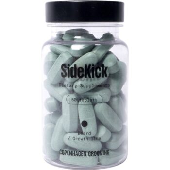 Supliment Sidekick Copenhagen Grooming – Pentru Cresterea Barbii, cu Biotina, Selenium si Zinc, 50 Capsule