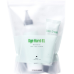 Vopsea Profesionala pentru Barba si Mustata GYB, Dye Hard 01, cu Ulei de Argan, Acoperire Naturala de Durata (4-6 Saptamani), Culoare Blond Deschis-Blond Inchis