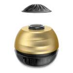 Dispozitiv 2-în-1 pentru Masaj Capilar, cu Funcție de Dozare și Aplicator pentru Uleiuri Esențiale și Tratamente Capilare Lichide, Auriu/Negru - imagine 2