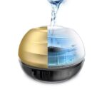 Dispozitiv 2-în-1 pentru Masaj Capilar, cu Funcție de Dozare și Aplicator pentru Uleiuri Esențiale și Tratamente Capilare Lichide, Auriu/Negru - imagine 3