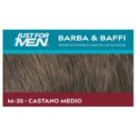 Vopsea Pentru Barba Si Mustata Just For Men Medium Brown M-35, Maro - imagine 5