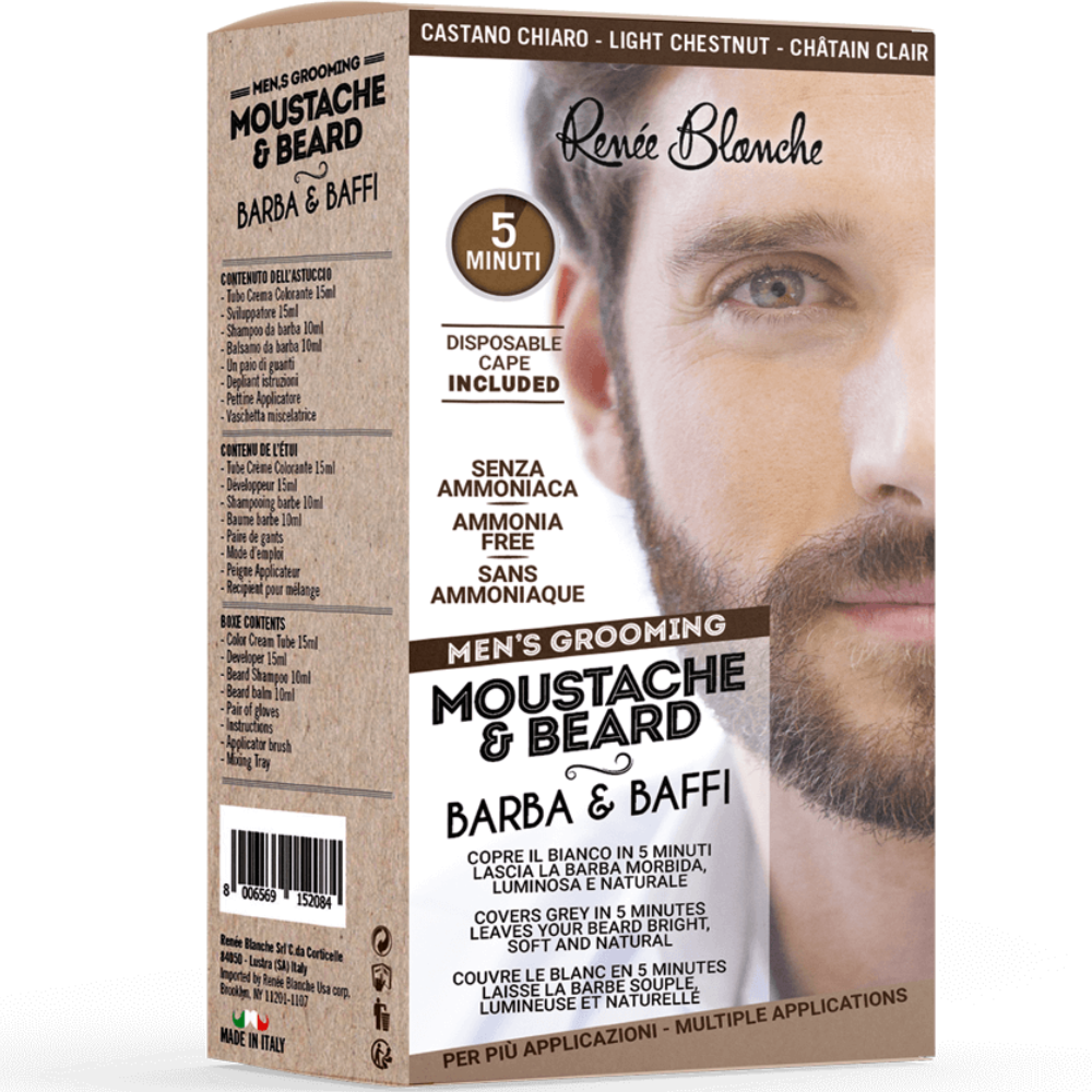 Vopsea de barba RENE BLANCHE saten deschis Vopsea de Barba, Renée Blanche, Saten Deschis - imagine 1