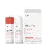 Kit – Impotriva caderii parului, Set Sampon si Balsam Tratament pentru Densitatea Parului, Volumizare si Fortifiere, Par Mai Des, Stralucitor si Sanatos, Fara Sulfati si Silicon, Pentru Barbati si Femei, Vegan, 2 x 205 ml, DS Labs Revita - imagine 2