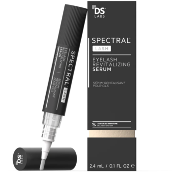 Spectral.LASH Ser Tratament pentru Cresterea Genelor – Formula Oftalmologica, Hipoalergenica si Vegana, Fara Ulei, Parabeni sau Gluten, Compatibila cu Extensiile de Gene, Aplicare Precisa, Pentru Gene Mai Lungi si Mai Dese, Unisex, 2.4 ml
