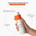 Kit – Impotriva caderii parului, Set Sampon si Balsam Tratament pentru Densitatea Parului, Volumizare si Fortifiere, Par Mai Des, Stralucitor si Sanatos, Fara Sulfati si Silicon, Pentru Barbati si Femei, Vegan, 2 x 205 ml, DS Labs Revita - imagine 8