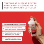 Set Pentru Refacerea Parului Deteriorat, Restructurarea Cuticulei, Repararea Parului Deteriorat sau Tratat Chimic, Fortifiere si Protectie a Foliculului, Par mai Moale, Rezistent si Sanatos, 150mL, DS Labs NIA FIX - imagine 2