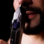 Aparat de Tuns Flero® 14în1 Profesional, Trimmer și Shaver, IPX7, Lame Inox, LCD, Autonomie 4h – Negru-Gri - imagine 12
