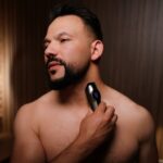 Aparat de Tuns Flero® 14în1 Profesional, Trimmer și Shaver, IPX7, Lame Inox, LCD, Autonomie 4h – Negru-Gri - imagine 8