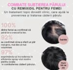 Spray pentru Cresterea Parului la Femei, Remixidil, Minoxidil 2%, 1 luna aplicare, 60 ml - imagine 2
