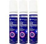Spuma, Member’s Mark, Minoxidil 5%, 3 Luni Aplicare, Tratament Impotriva Caderii Parului, pentru Barbati, fara Parfum, 3×60 ml