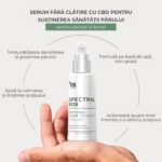 Set Profesional cu Nanoxidil 5%  si CBD impotriva caderii parului cauzate de DHT – Sampon, Balsam si Ser Antioxidant, Anti-Cadere, pentru Densitate, Hidratare si Revitalizare, 205 ml - 205 ml - 60 ml - imagine 7