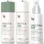 Set Profesional cu Nanoxidil 5%  si CBD impotriva caderii parului cauzate de DHT – Sampon, Balsam si Ser Antioxidant, Anti-Cadere, pentru Densitate, Hidratare si Revitalizare, 205 ml - 205 ml - 60 ml