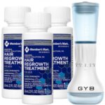 Member’s Mark Minoxidil 5%, Tratament Pentru Barba si Scalp, 3 Luni Aplicare,  Derma Stamp GYB